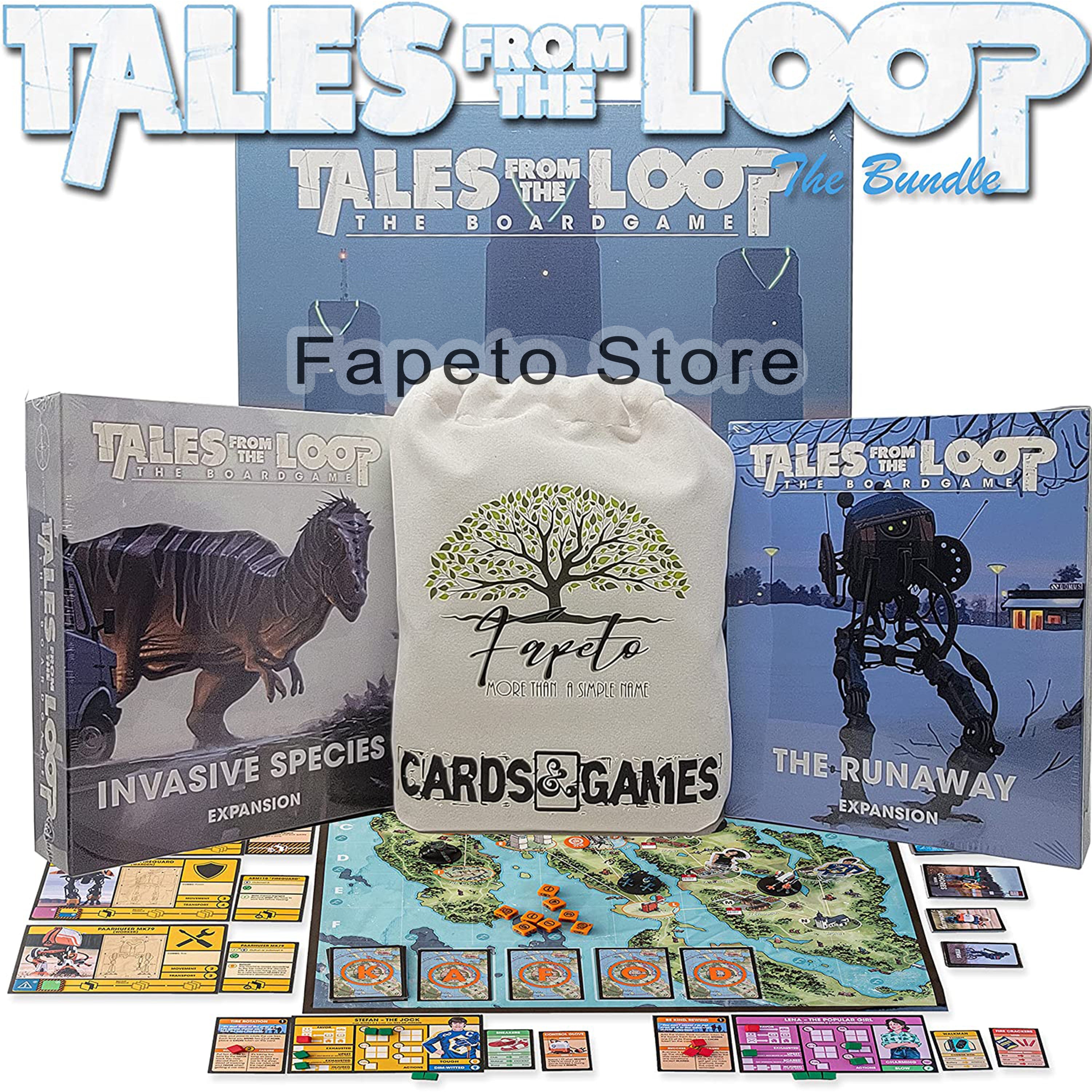 Cooperative Game Tales from The Loop Base and Expansions