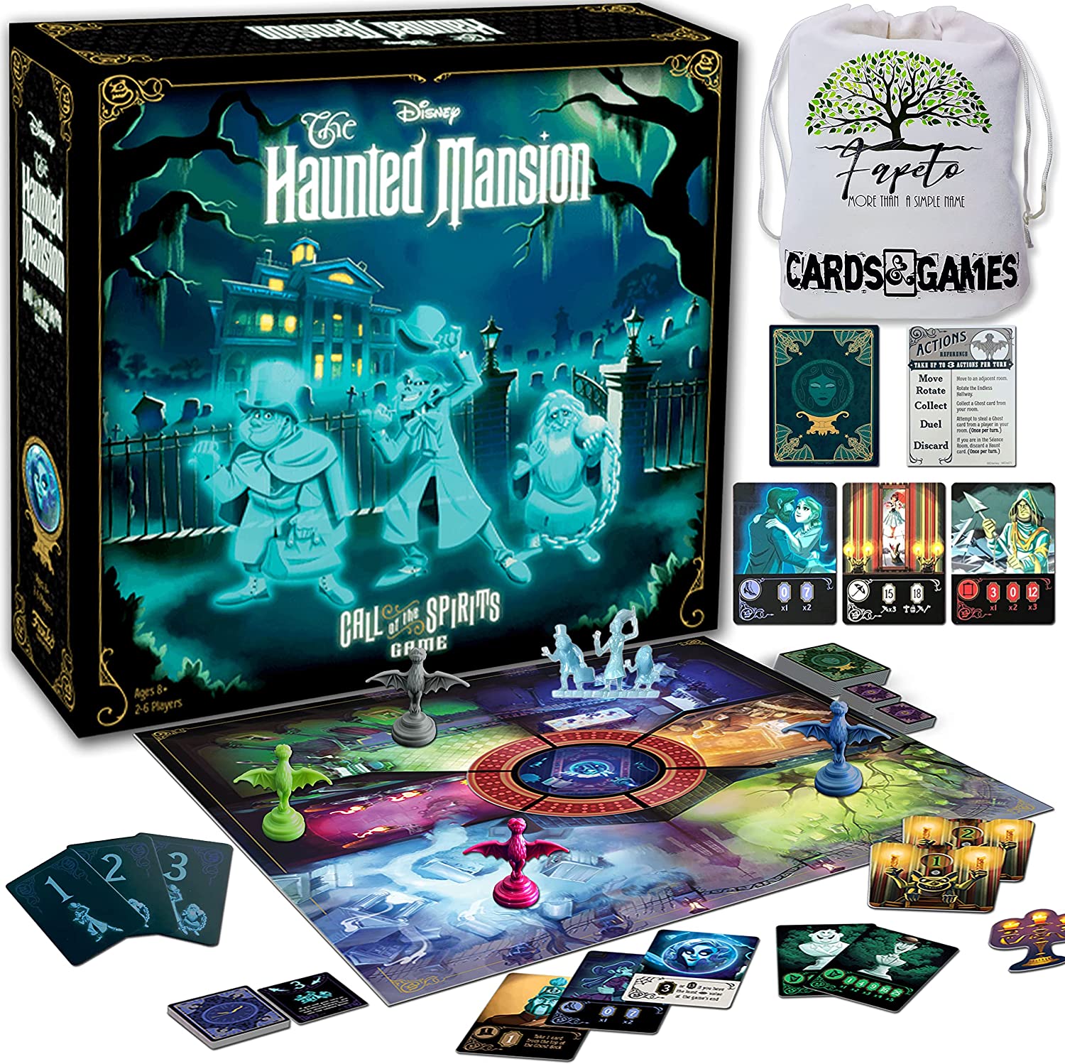 The Haunted Mansion –Call Of Spirits- Fantasy Board Game (Hitchhiking –  Fapeto More Than A Simple Name