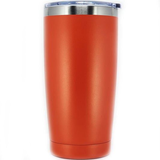 Stainless Steel 20 Oz Tumbler With Slider Block Lid -Powder Coating- 304 Stainless Steel  Double Wall Insulated