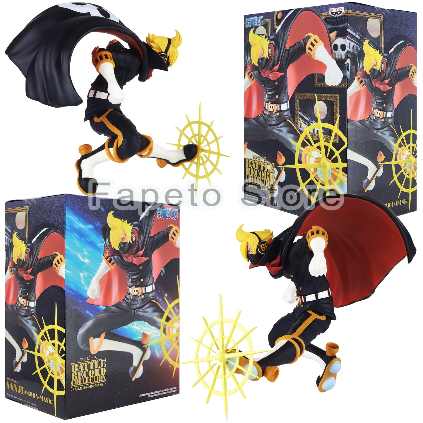 One Piece Battle Record Collection Sanji Osoba Mask Figure