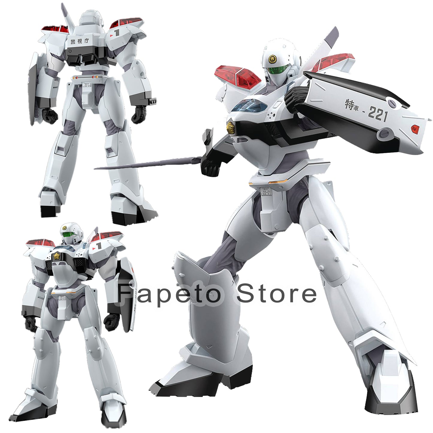 Patlabor 2 The Movie Moderoid Av-2 Valiant Scale 1/60 Model Kit