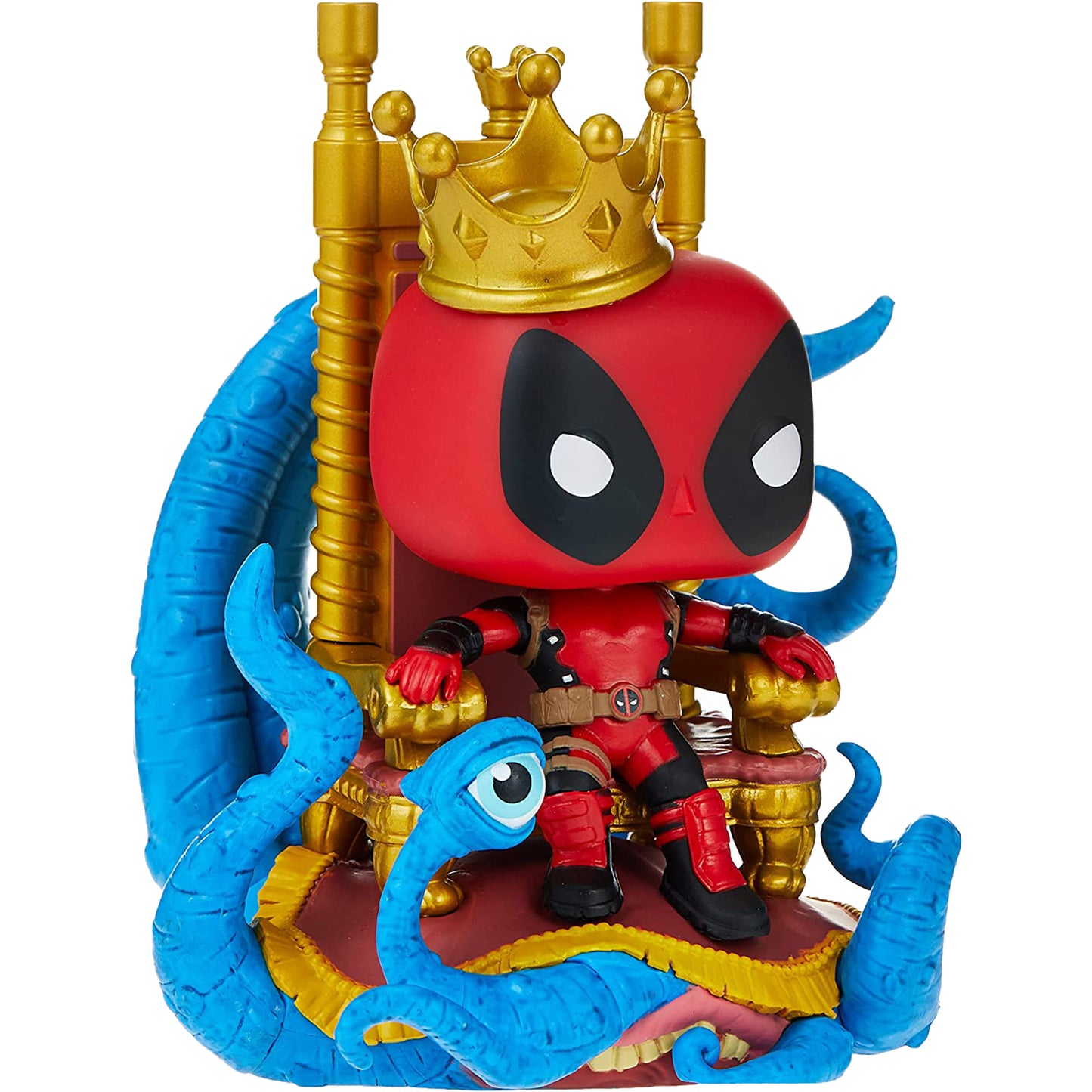 Pop Deluxe Marvel Heroes King Deadpool On Throne Px Vin Fig