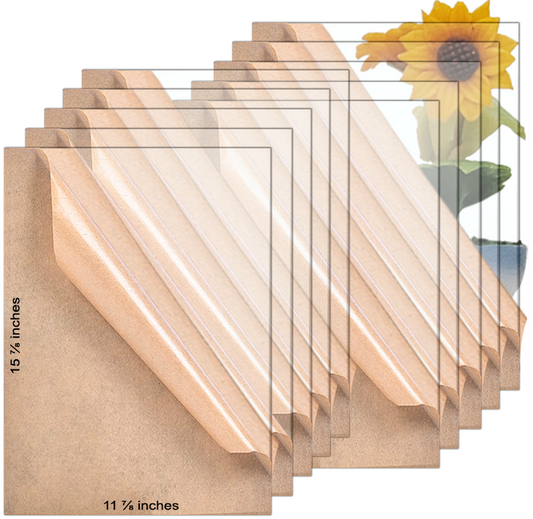 z- Cast Acrylic Sheets |1/8 - 3mm Thick |  Variety Pack Colors for Laser Cutter, Engraving, CNC machines, DIY Projects, 12x16 Approx. Double Kraft Paper, Handcrafts and Home Decorations - 10 Pack