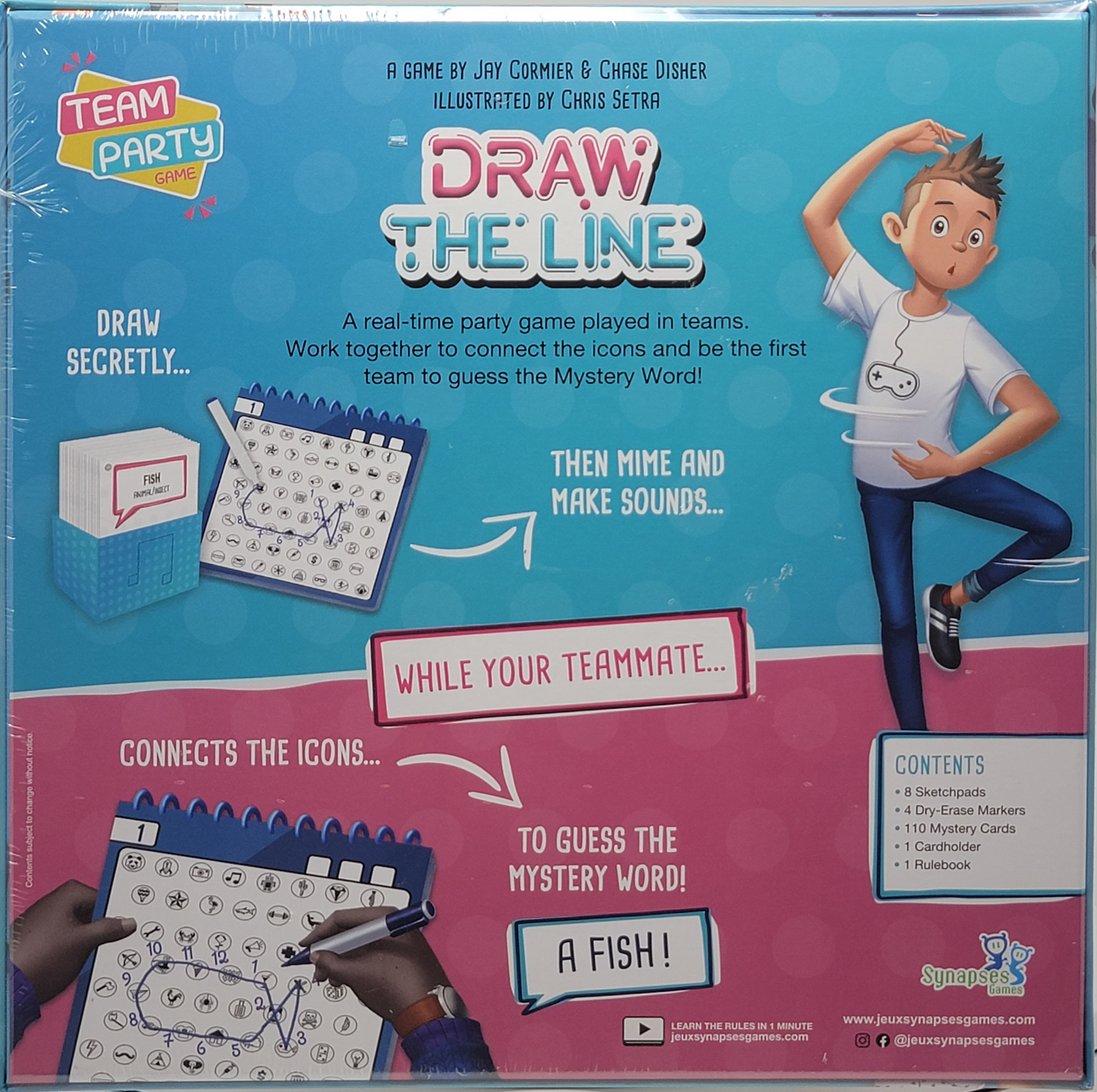 Draw The Line, Great Game to Play With Family and Friends! - Connect dots to make a simple shape.
