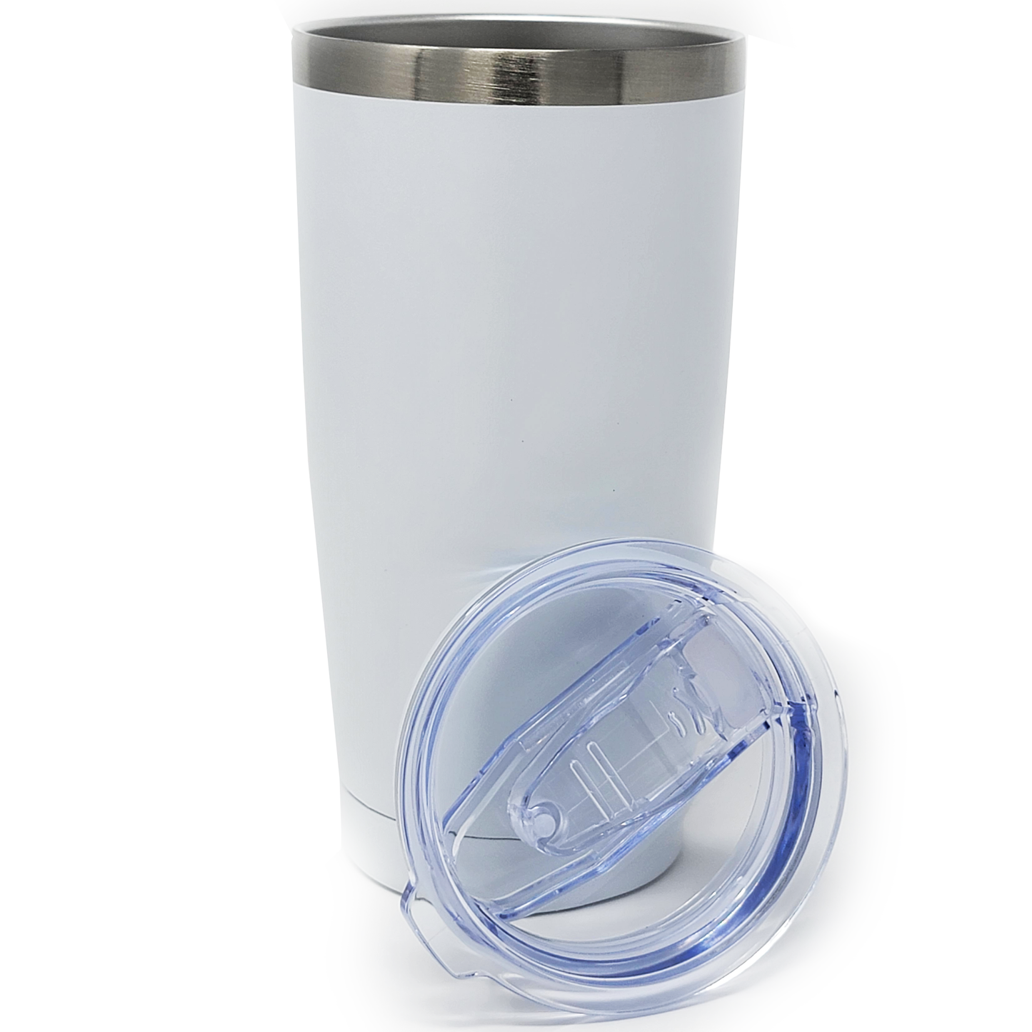 Stainless Steel 20 Oz Tumbler With Slider Block Lid -Powder Coating- 304 Stainless Steel  Double Wall Insulated