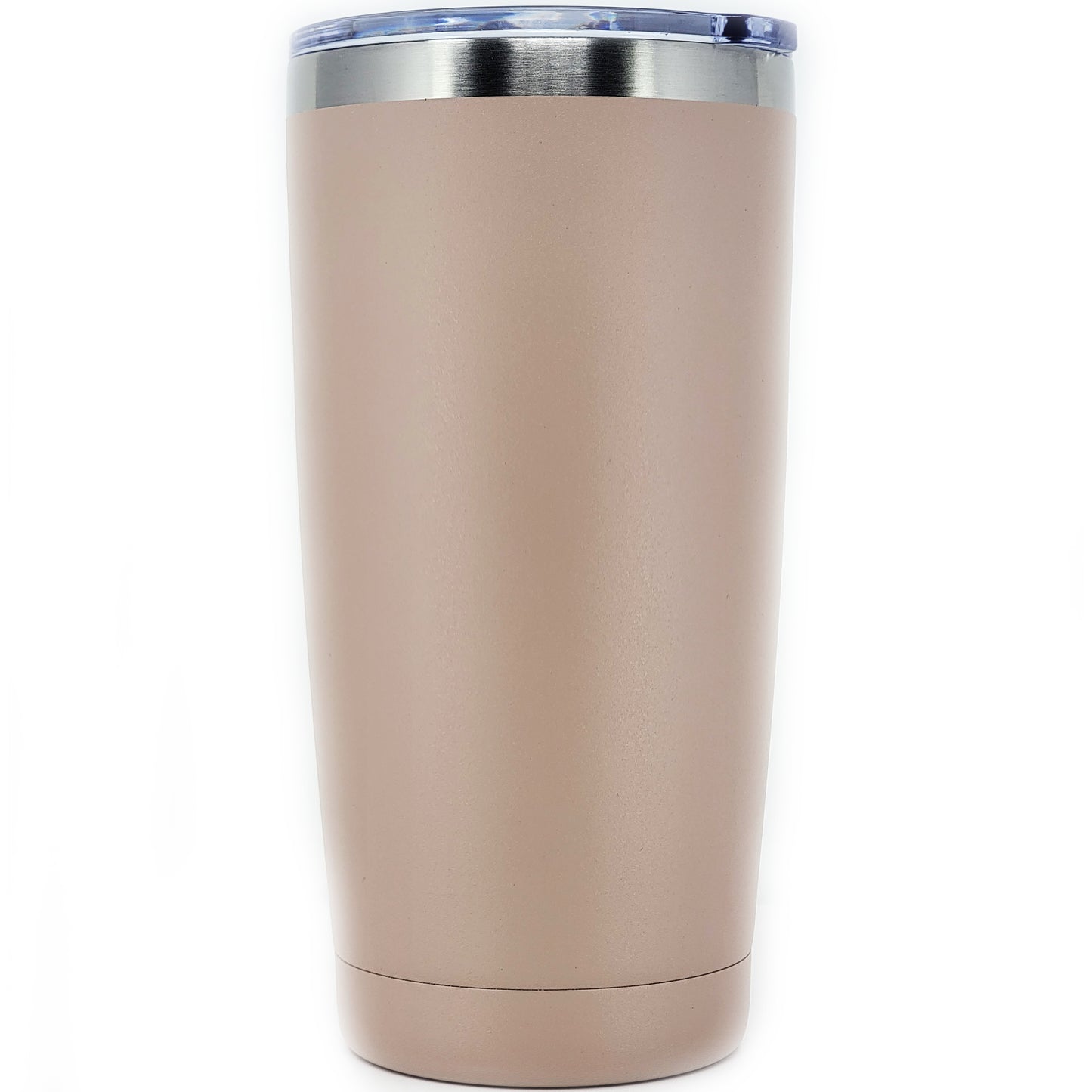 In BULK - Stainless Steel 20 Oz Tumbler With Slider Block Lid -Powder Coating- 304 Stainless Steel Double Wall Insulated (6 Pack)