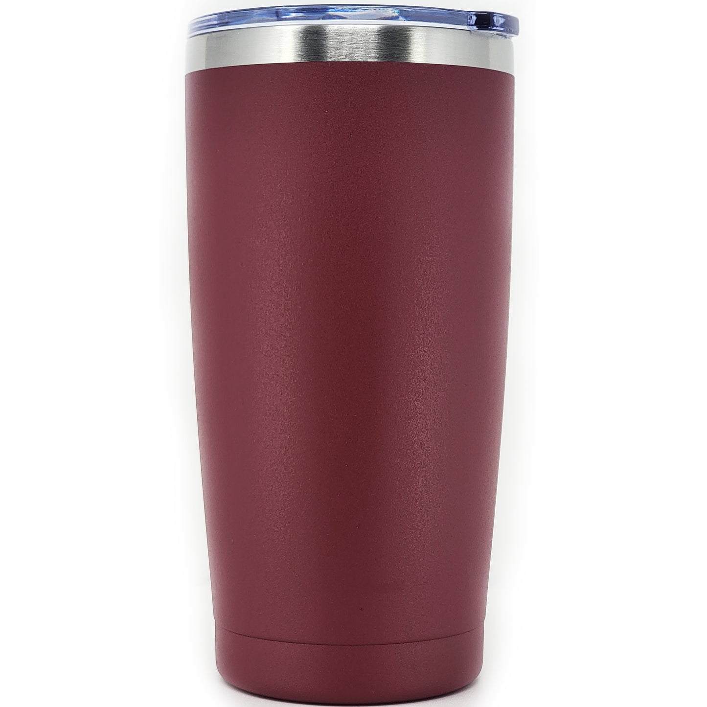 In BULK - Stainless Steel 20 Oz Tumbler With Slider Block Lid -Powder Coating- 304 Stainless Steel Double Wall Insulated (6 Pack)