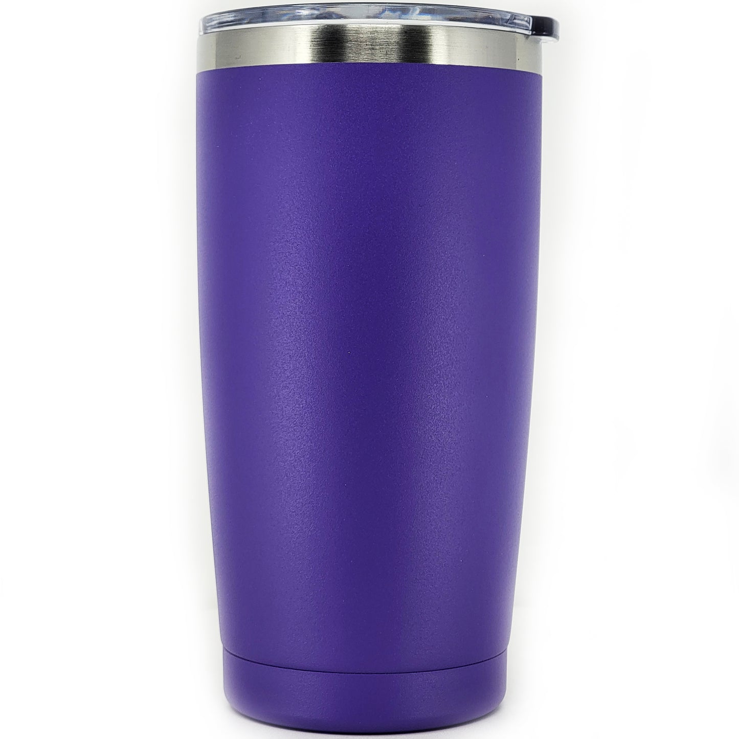 In BULK - Stainless Steel 20 Oz Tumbler With Slider Block Lid -Powder Coating- 304 Stainless Steel Double Wall Insulated (6 Pack)