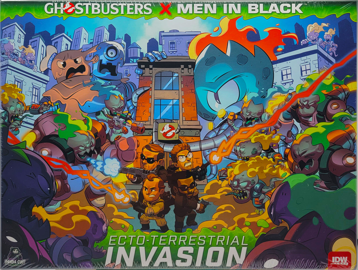 Ghostbusters X Men In Black: Ecto-Terrestrial Invasion -  Mix and match iconic characters from Ghostbusters and Men In Black, each with their own unique abilities!