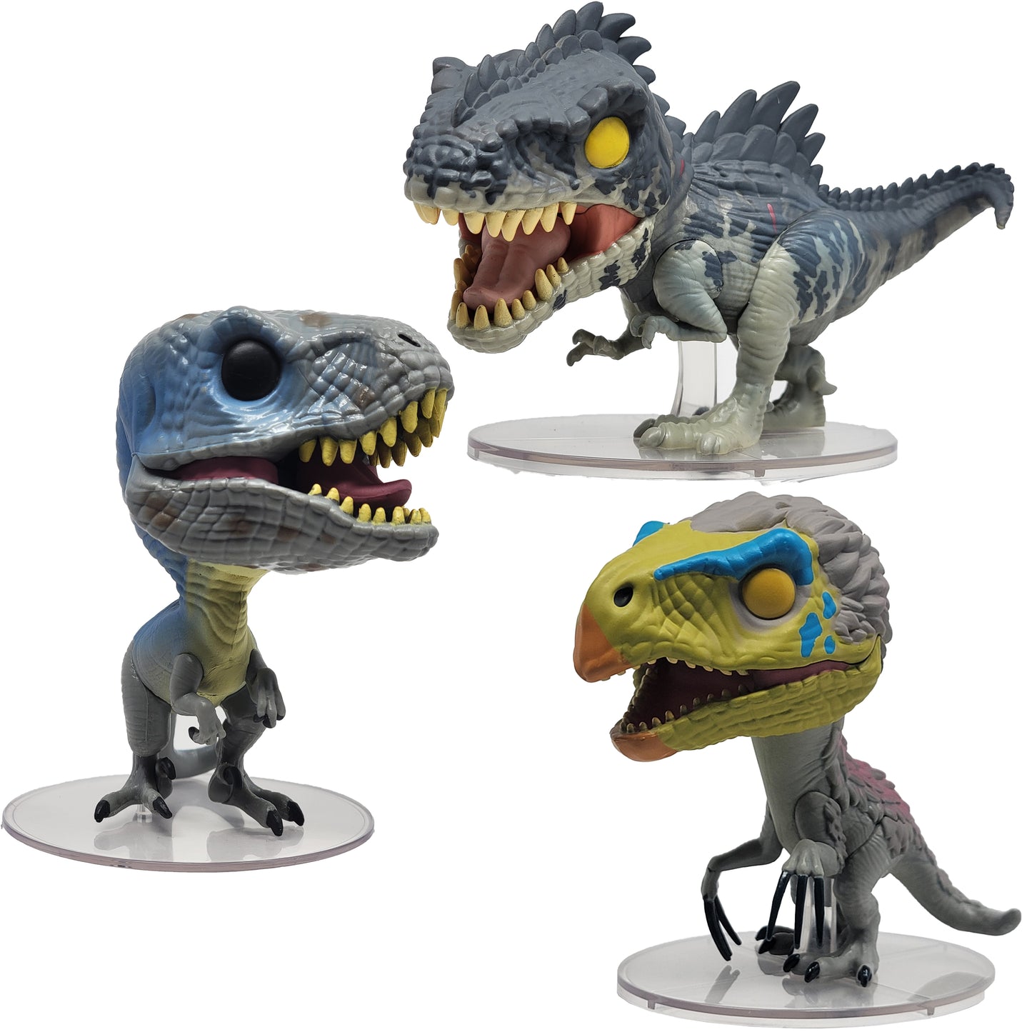 Set of Jurassic World Collectible Funko Pop! Vinyl Figure