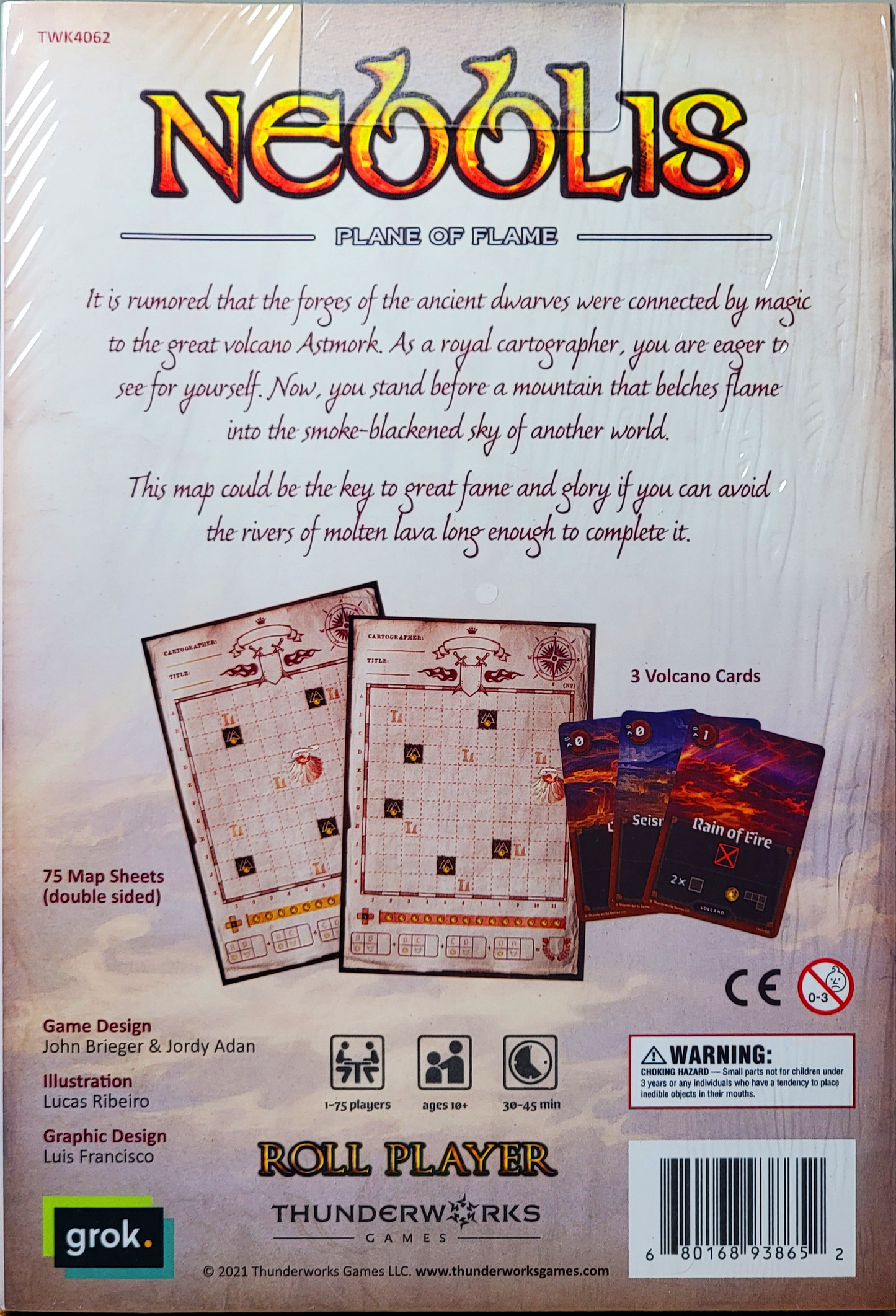 MAPMAKER: Roll Player |Cartographers| (Fantasy Map-Drawing) with EXPANSION & Pack I,II & III