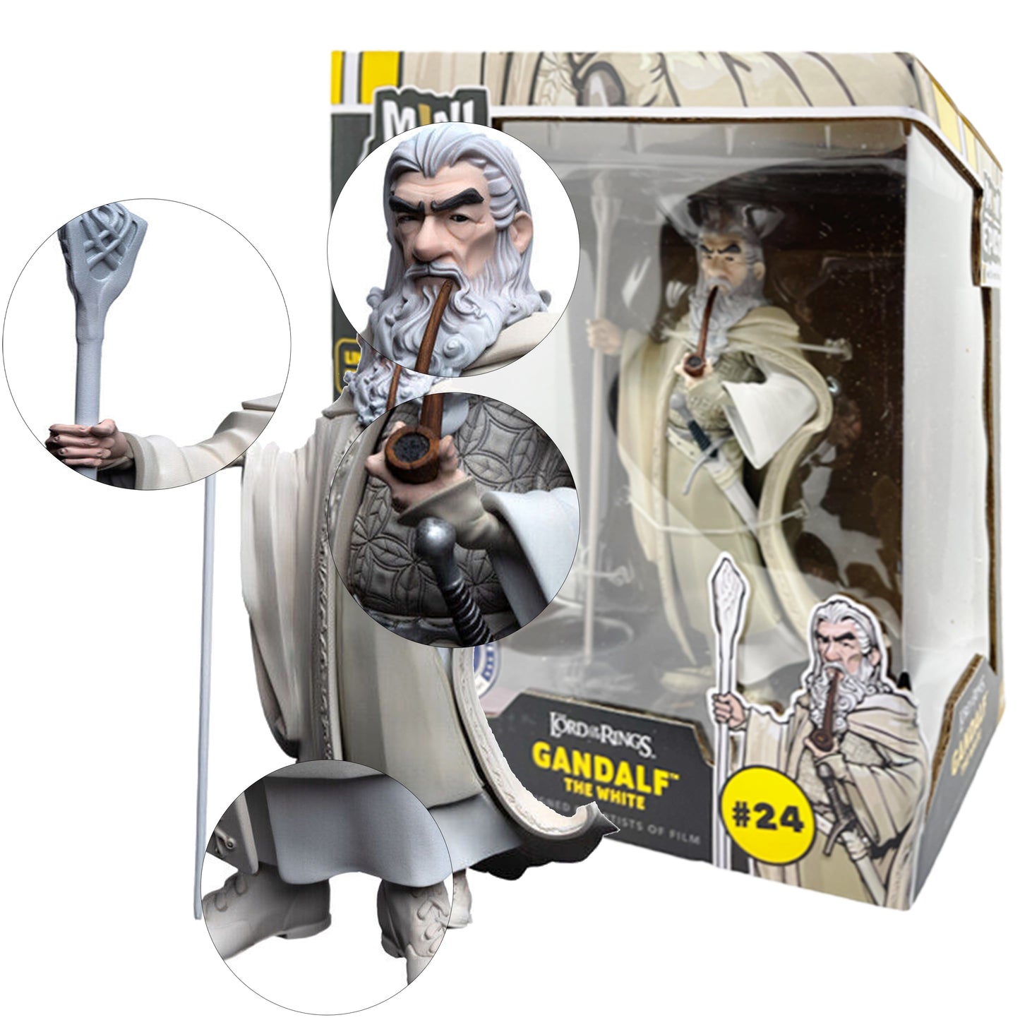 The Lord Of The Rings: Mini Epics Vinyl Figure Gandalf The White Exclusive 18 Cm